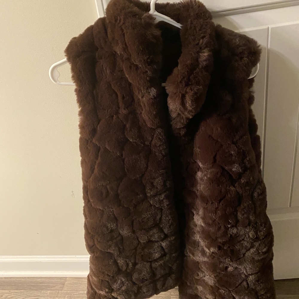 Womens fur vest